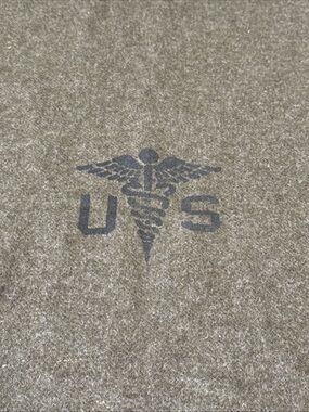FARIBAULT U.S. Military Medical 64"x86" Army Blanket Virgin Wool USA Olive Green